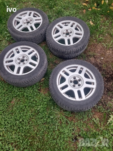 алуминиеви джанти с зимни гуми, снимка 2 - Гуми и джанти - 52046505