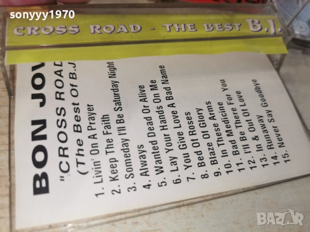 BON JOVI-TAPE 3112251927, снимка 2 - Аудио касети - 52945282
