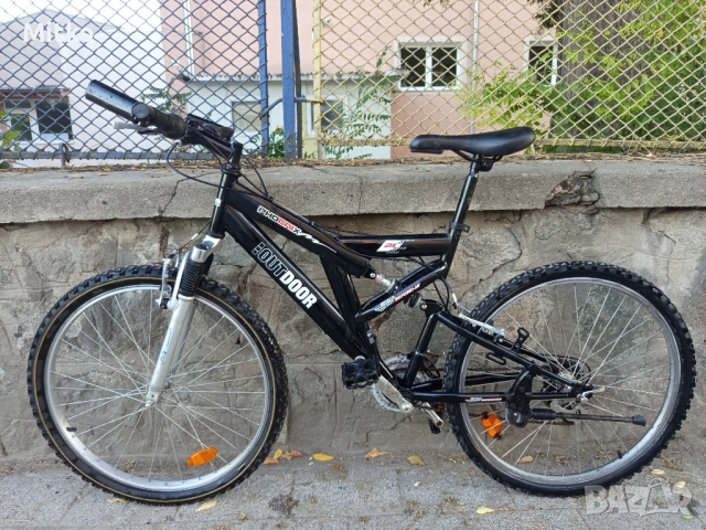 26 цола алуминиев велосипед с 21 скорости усилени капли амортисьори предни и задни като нов , снимка 3 - Велосипеди - 51761777