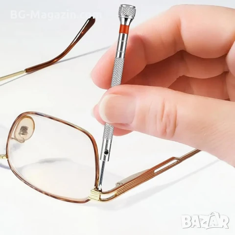 Професионални часовникарски финни отвертки комплект за ремонт на часовници смяна батерии часовникари, снимка 7 - Отвертки - 50976238