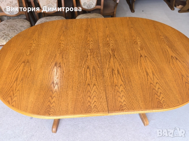 Разтегателна трапезна маса 2,80 м. , снимка 3 - Маси - 51435563