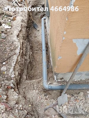 Ремонт на канализация копаене прекарване на Нова канализация