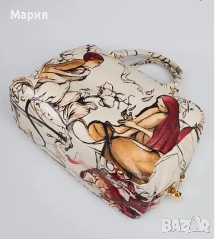 Приказка/Feyri Прада/Prada мека и лека чанта от естествена телешка кожа. Нова, снимка 14 - Чанти - 49908048