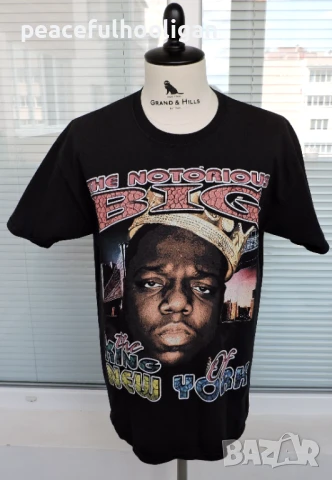 Notorious B.I.G. Shirt King of New York Life After Death Tour 1997 -тениска размер L 