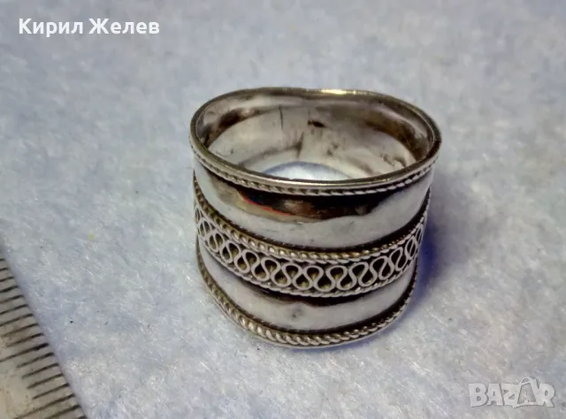 ПРЕКРАСЕН РЕТРО АЛТ СТИЛ СРЕБЪРЕН ПРЪСТЕН СРЕБРО 925 ВЕЛИКОЛЕПНА РЪЧНА ИЗРАБОТКА 50202