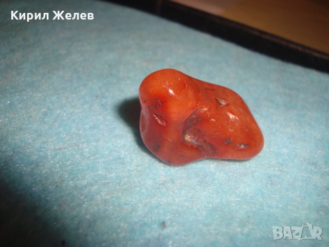 НАТУРАЛЕН СКЪПОЦЕНЕН КАМЪК КАРНЕОЛ МИНЕРАЛ 24393, снимка 2 - Други - 35596693