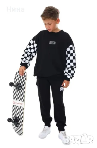 Уникално долнище Black, снимка 3 - Детски анцузи и суичери - 48520794