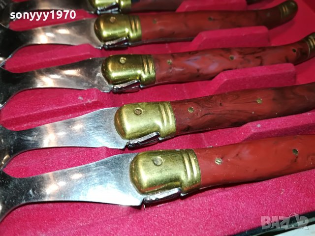 lou laguiole france-6бр лъжици от франция 0511221835, снимка 6 - Антикварни и старинни предмети - 38571186