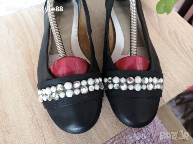 Балерини Rieker 37.5 н. Естествена кожа , снимка 11 - Дамски ежедневни обувки - 36380899