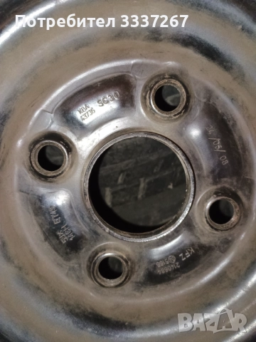 Железни джанти 14-ки за toyota/suzuki 4x100 , снимка 6 - Гуми и джанти - 51454973