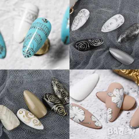 VENALISA UV LED огледален гел в злато и сребро, снимка 6 - Продукти за маникюр - 29034143