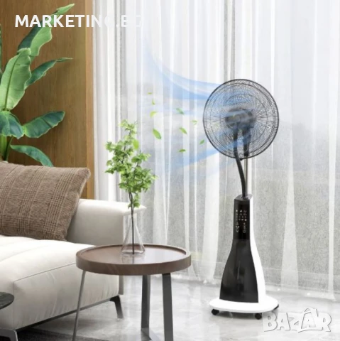 Вентилатор с водна мъгла Diplomat DX-66, 90W 16" мултифункционален, LED, дистанционно управление, снимка 4 - Вентилатори - 50569659