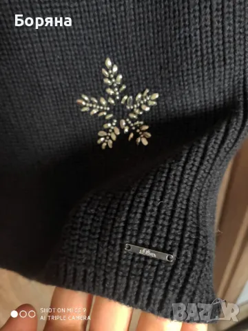S. Oliver нов с етикет пуловер с апликации, снимка 2 - Блузи с дълъг ръкав и пуловери - 50018440