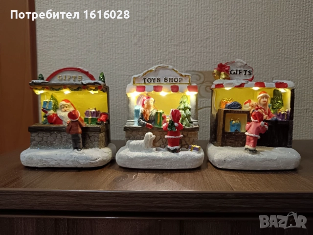 Коледни LED светещи мини сцени на MAGIC VILLAGЕ.