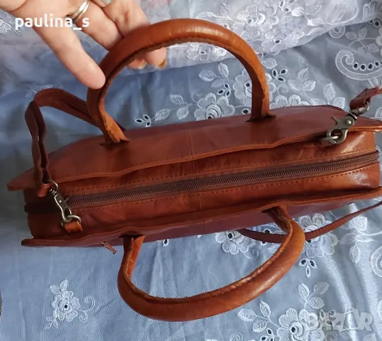 Винтидж аутлет / Естествена кожа / Чанта "Varese" , снимка 15 - Чанти - 48822308