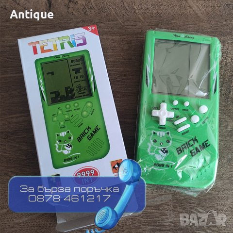 Класическа Тетрис игра с голям екран 9999 игри в 1 TETRIS устройство! , снимка 2 - Образователни игри - 43492451