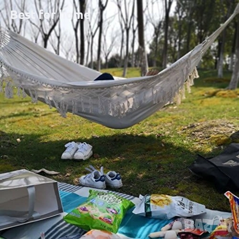 Хамак Бохемия- 120 кг.- 2 ЦВЯТА, снимка 8 - Градински мебели, декорация  - 52589099