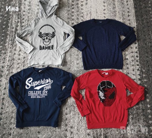 Памучни блузи и пуловери Waikiki и Terranova р-р 134 см.