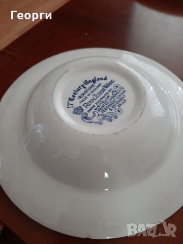 Дълбока порцеланова чиния Royal Tudor Ware, снимка 5 - Чинии - 33306491