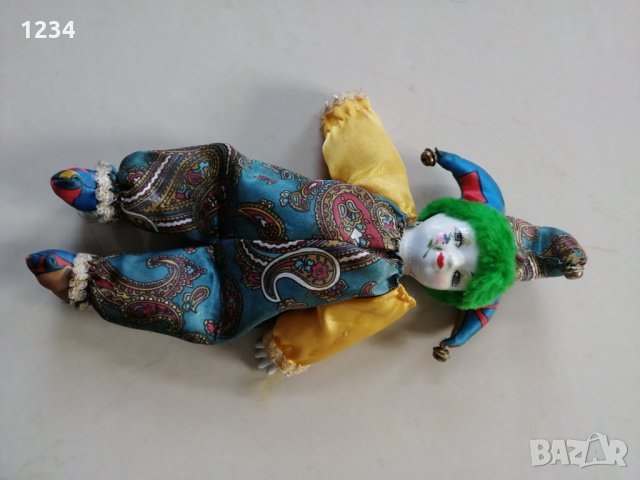 Стара парцалена кукла 30 см. , снимка 2 - Други стоки за дома - 35378418