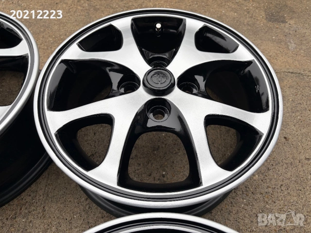 4 броя алуминиеви джанти за Toyota Yaris 14, снимка 8 - Гуми и джанти - 53379893