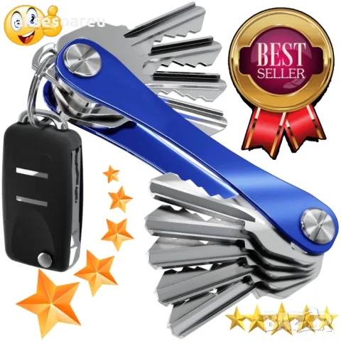 Нов моден метален качествен здрав органайзер за ключове ключодържател Портфейл Метална кутия Компакт, снимка 18 - Други - 48236821