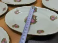 Стар български порцелан Изида барок чинии елипси Ромео и Жулиета , снимка 3