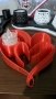 Романтичен 3D свещник сърце LED – червен, перфектен подарък!, снимка 5