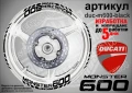 Ducati Monster 600 кантове и надписи за джанти duc-m600-red, снимка 2