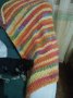 Ръчно изработено на една кука детско одеяло във свежи цветове., снимка 4