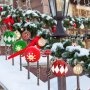 Нов комплект Луксозни Коледни Топки XXL 150мм - Снежинки, 6 Броя, снимка 7