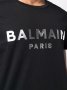 BALMAIN Silver Metallic Logo Print Мъжка Тениска size XL, снимка 5