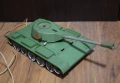 Стара Руска голяма пластмасова играчка модел стрелящ танк, снимка 2