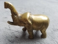 Бронзова пластика статуетка слон, снимка 1