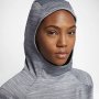 Nike Women’s THERMA Short Sleeve Running Hoodie - страхотна дамска блуза КАТО НОВА, снимка 1 - Спортни екипи - 27934270
