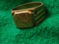 Стар БРОНЗОВ Пръстен ОРНАМЕНТИРАН ВИНТИДЖ БИЖУ РЪЧНА ИЗРАБОТКА 18425, снимка 4