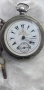 джобен часовник. стар часовник. сребърен джобен часовник., снимка 5
