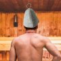 Шапка за сауна и парна баня от 100% вълна, снимка 2