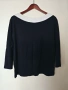 Дамска тъмно синя блуза с дълъг ръкав L XL размер, снимка 2