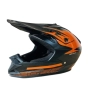 Кросова каска Automat, За мотор, Атв, Вело, S и M размер, Черен/оранжев, снимка 2