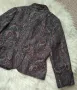 УНИКАЛНО сако в пейсли кафяв-петролио цветове принт М/Л размер , снимка 11