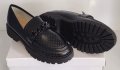 Модни дамски обувки лоуфър модел: 3731-1 black, снимка 3