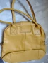 Дамска чанта , естествена кожа , цвят горчица LA Accessories, снимка 4