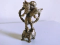 Страхотна Стара Колекционерска Бронзова Фигура Ангел-Херувим, снимка 6