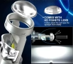 LED диодни крушки за фарове с Лупа - H4 CANBUS, 12V, 40W, 12 400LM, снимка 6