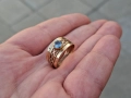Дамски златен пръстен - 4,70 гр. / 585 / 14К / 18 мм., снимка 3