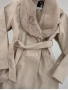 Дамско елегантно бежово палто, снимка 2
