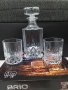 Кристален луксозен комплект за уиски от 7 части, снимка 1 - Чаши - 43716639