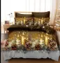 Различни цветове коледно спално бельо , снимка 2