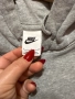 оригинален памучен памук дамски суичър сив ватиран 100 % оригинален марков Nike nike Найк, снимка 4